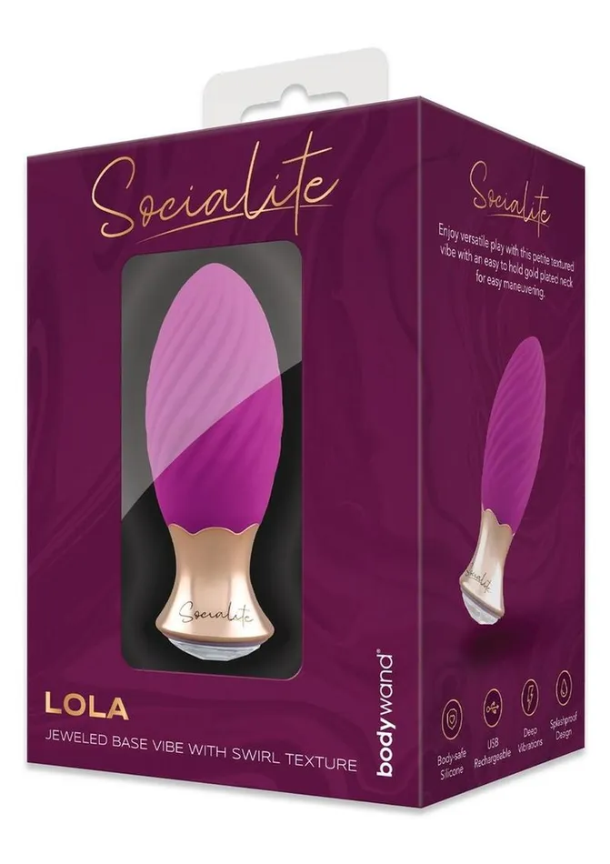 Bodywand Bodywand Socialite Lola Rechargeable Silicone Vibrator Female Sex Toys