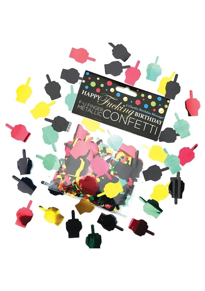 Candyprints Party Female Sex Toys Happy Fn Birthday Fu Finger Confetti