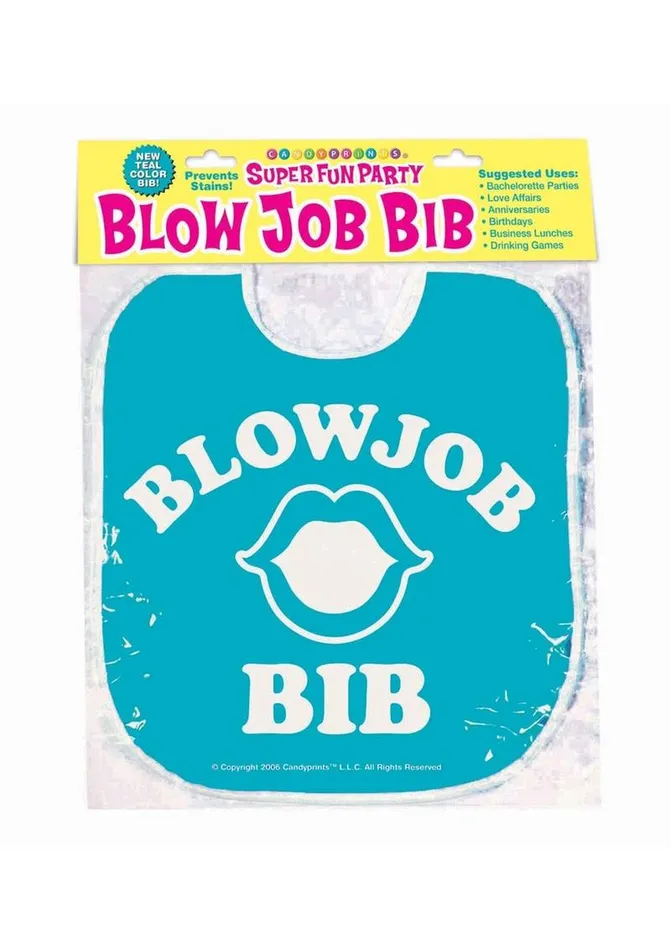Candyprints Party Vibrators Blow Job Bib