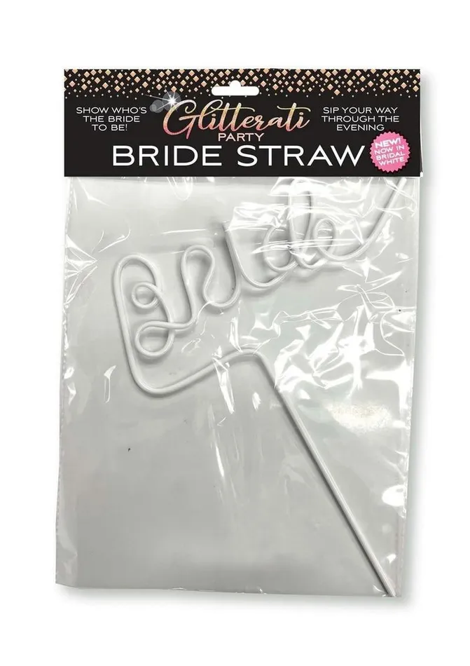 Candyprints Party Vibrators Glitterati Bride Straw