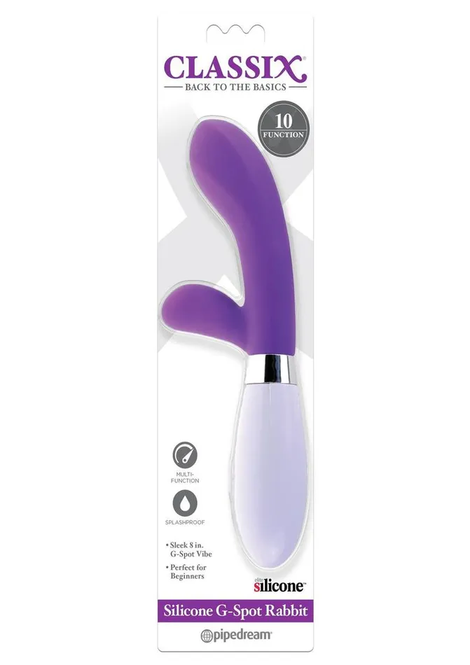 Classix Silicone GSpot Rabbit Vibrator Classix Female Sex Toys Classix Silicone GSpot Rabbit Vibrator Classix Female Sex Toys