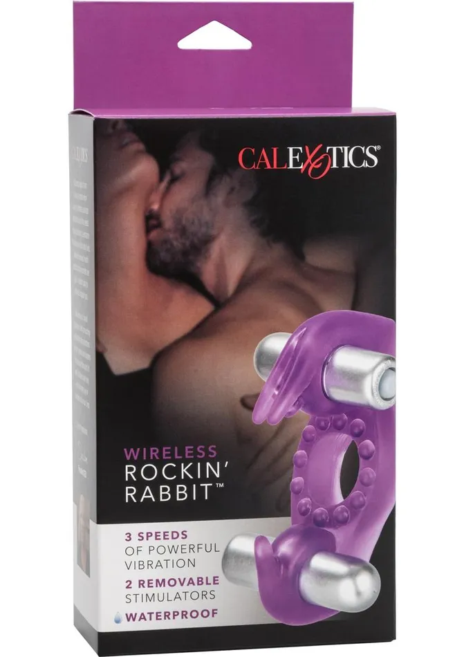 Couples Couples Enhancers Wireless Rocking Rabbit Vibrating Cock Ring with Clitoral Stimulation
