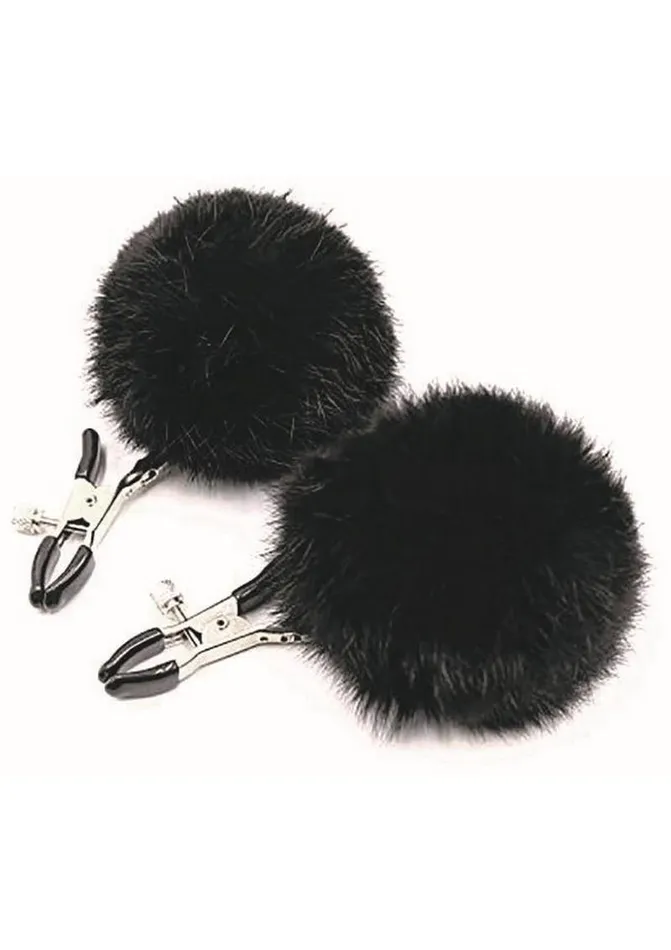 Dildos AF Sexy AF Nipple Clamps Puff Balls