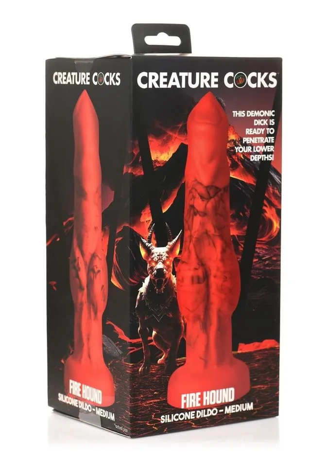 Dildos Creature Cocks Creature Cocks Fire Hound Silicone Dildo