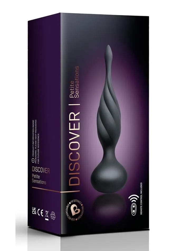 Discover Rechargeable Silicone Anal Vibrator with Remote Control Rocks Off Female Sex Toys