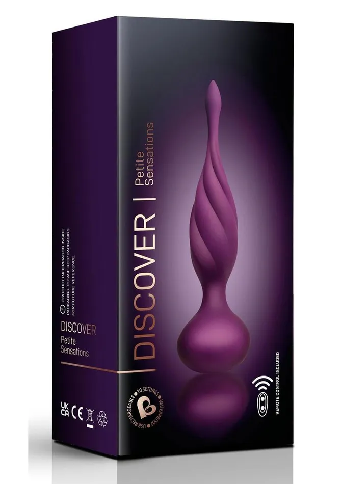 Discover Rechargeable Silicone Anal Vibrator with Remote Control Rocks Off Female Sex Toys