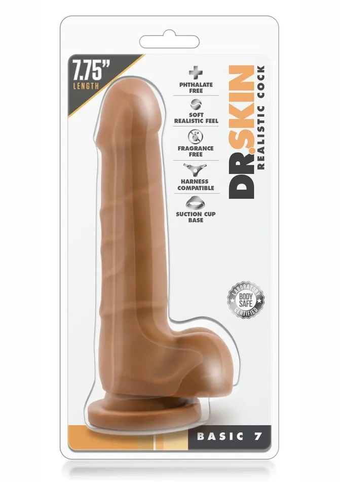 Dr Skin Basic 7 Dildo with Balls Dr Skin Female Sex Toys