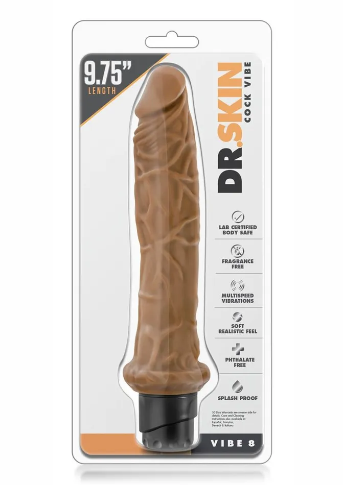 Dr Skin Cock Vibe 8 Vibrating Dildo Dr Skin Female Sex Toys