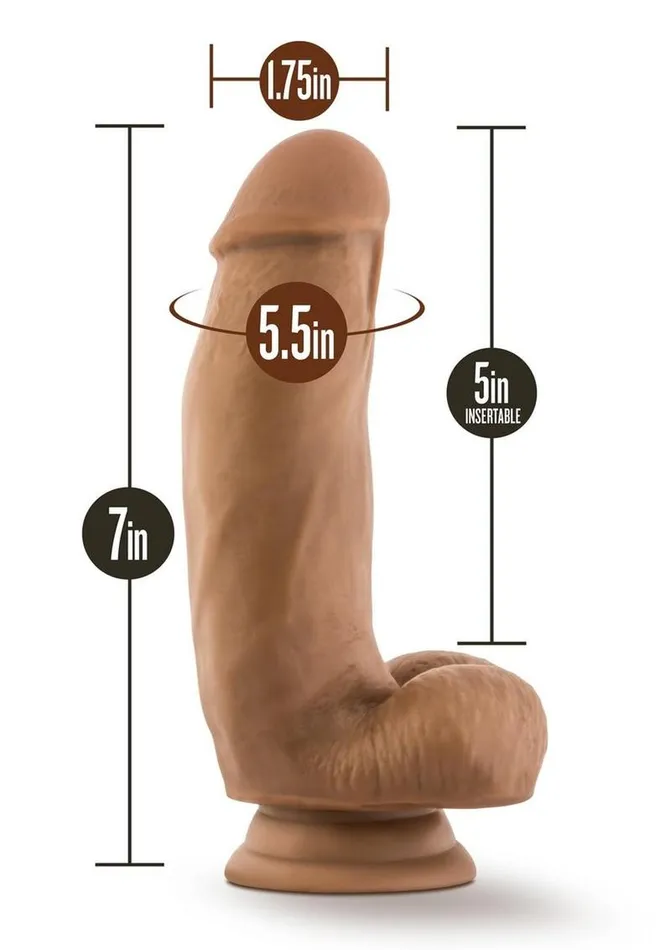 Dr Skin Dr Skin Silicone Dr Samuel Dildo with Balls and Suction Cup Female Sex Toys