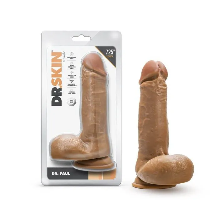 Dr Skin Female Sex Toys Dr Skin Dr Paul Realistic 725 Dildo with Balls Dr Skin Female Sex Toys Dr Skin Dr Paul Realistic 725 Dildo with Balls