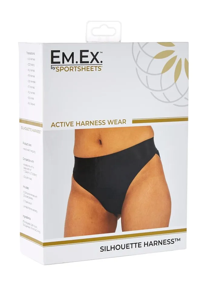 EMEX Female Sex Toys EmEx Active Harness Wear Silouette Harness Bikini Cut EMEX Female Sex Toys EmEx Active Harness Wear Silouette Harness Bikini Cut