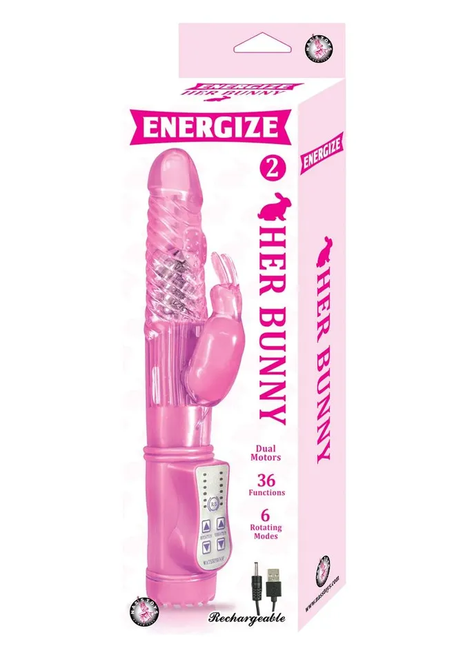Energize Female Sex Toys Energize Her Bunny 2 Dual Motor Rechargeable Rabbit Vibrator Energize Female Sex Toys Energize Her Bunny 2 Dual Motor Rechargeable Rabbit Vibrator