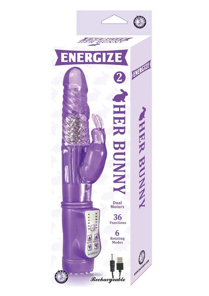 Energize Female Sex Toys Energize Her Bunny 2 Dual Motor Rechargeable Rabbit Vibrator Energize Female Sex Toys Energize Her Bunny 2 Dual Motor Rechargeable Rabbit Vibrator