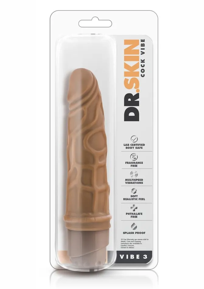 Female Sex Toys Dr Skin Dr Skin Cock Vibe 3 Vibrating Dildo