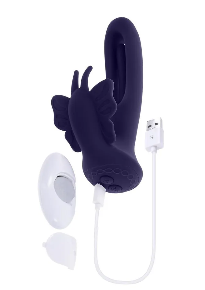 Female Sex Toys Evolved Lord Of The Wings Rechargeable Silicone Butterfly Stimulator with Remote