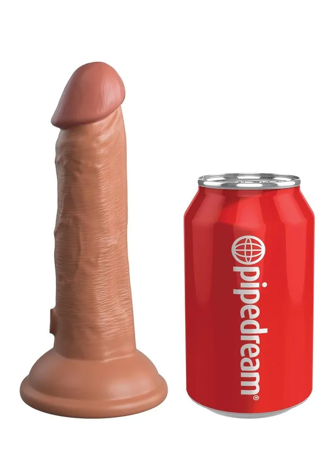 Female Sex Toys King Cock King Cock Elite Dual Density Vibrating Rechargeable Silicone Dildo