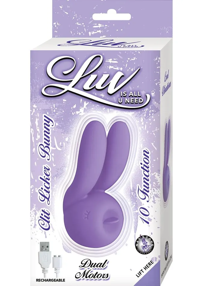 Female Sex Toys Luv Luv Clit Licker Bunny Rechargeable Silicone Vibrator