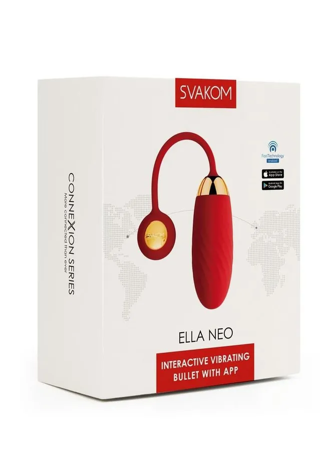Female Sex Toys Svakom Svakom Ella Neo Silicone Interactive Bullet Vibrator