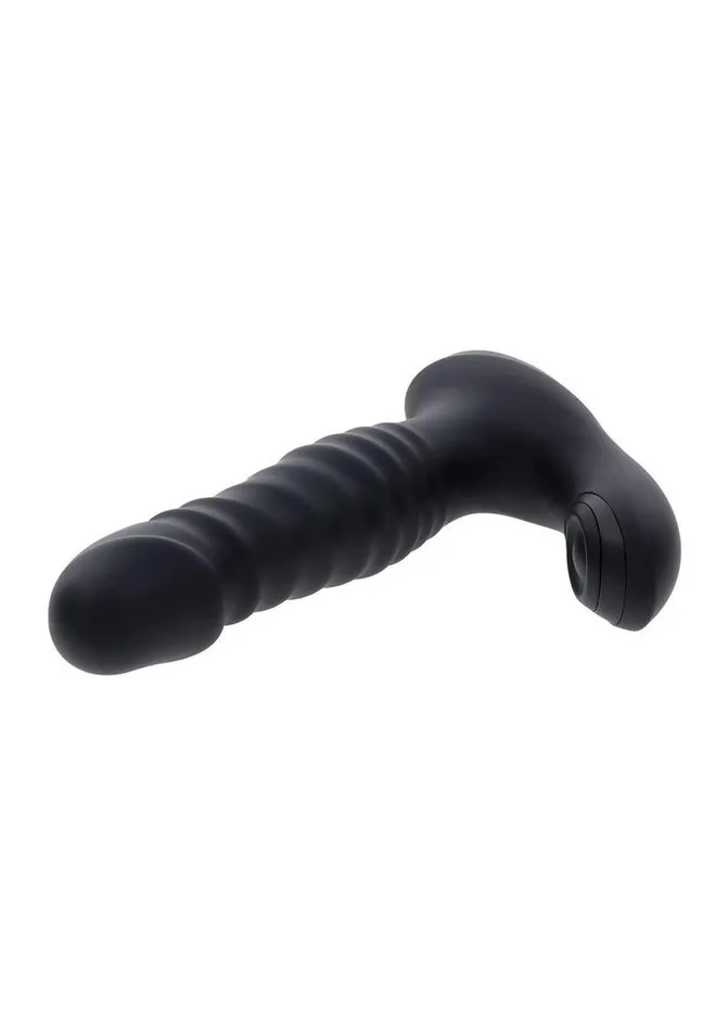 Female Sex Toys Zero Tolerance Zero Tolerance Striker Rechargeable Silicone Thrusting Anal Vibrator with Remote Control