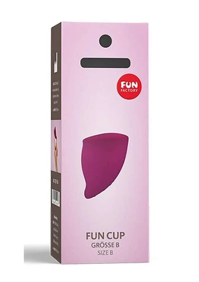 Fun Factory Fun Cup B Silicone Menstrual Cup Male Sex Toys
