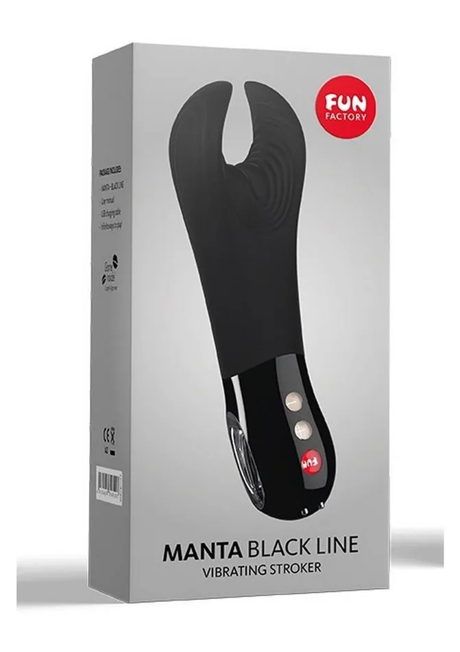 Fun Factory Male Sex Toys Manta Silicone Vibrating Sleeve