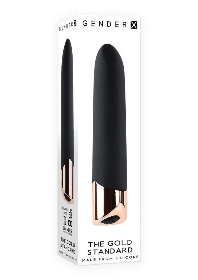 Gender X Gold Standard Rechargeable Silicone Bullet Gender X Female Sex Toys Gender X Gold Standard Rechargeable Silicone Bullet Gender X Female Sex Toys