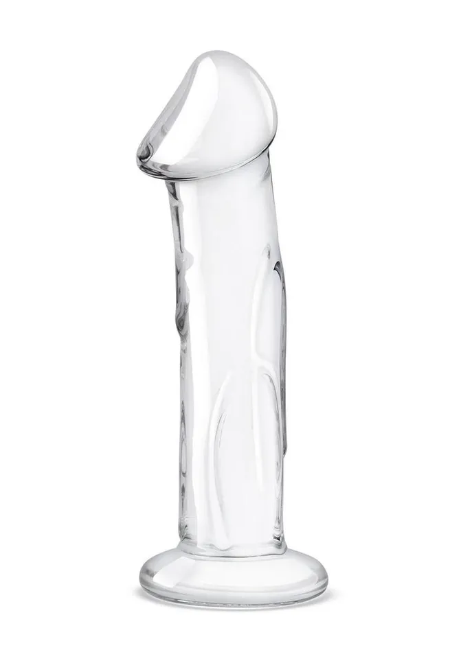 Glas Dildo Glass with Veins and Flat Base Glas Dildos