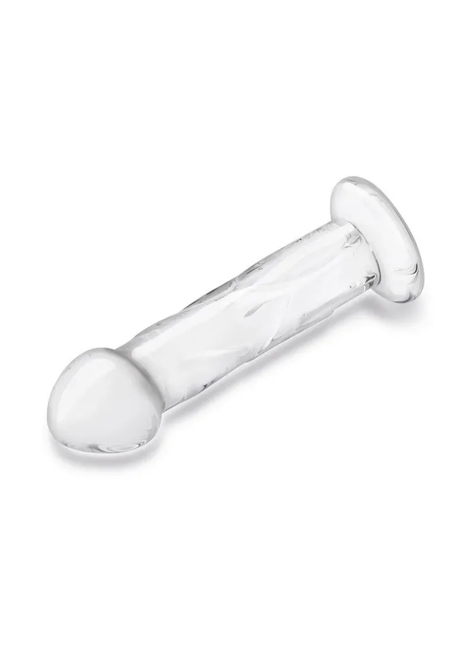 Glas Dildo Glass with Veins and Flat Base Glas Dildos