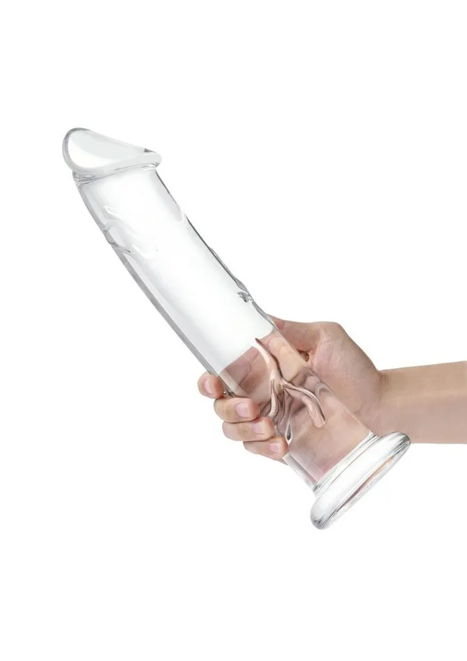 Glas Dildo Glass with Veins and Flat Base Glas Dildos
