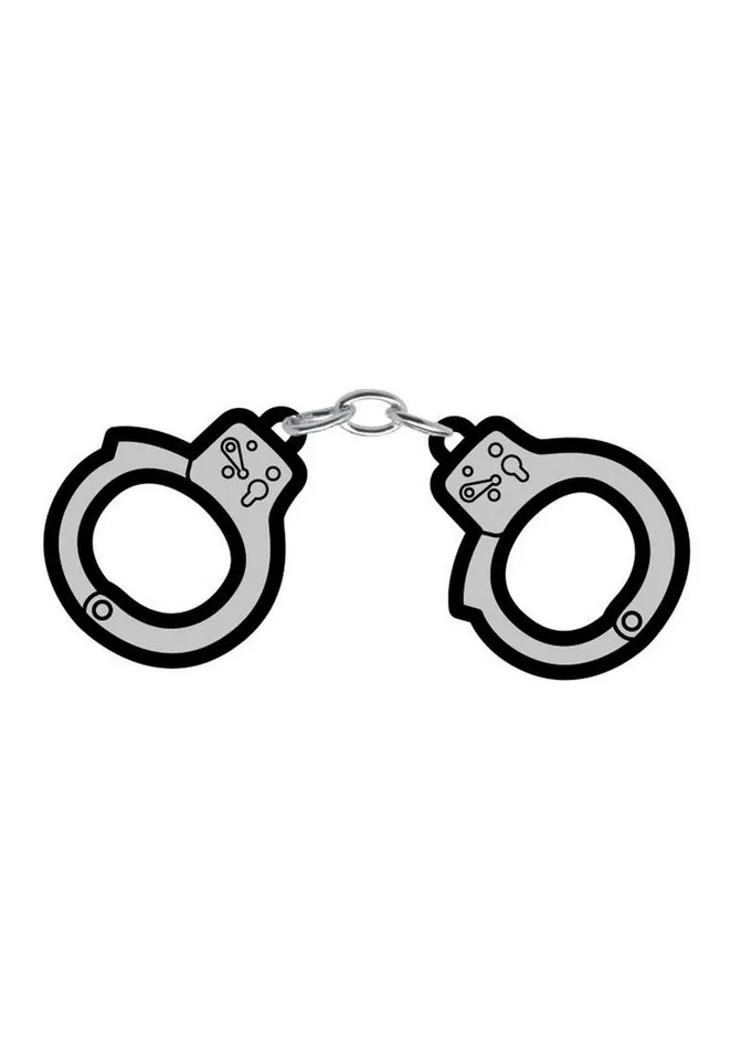 Handcuffs Enamel Pin WoodRocket Vibrators