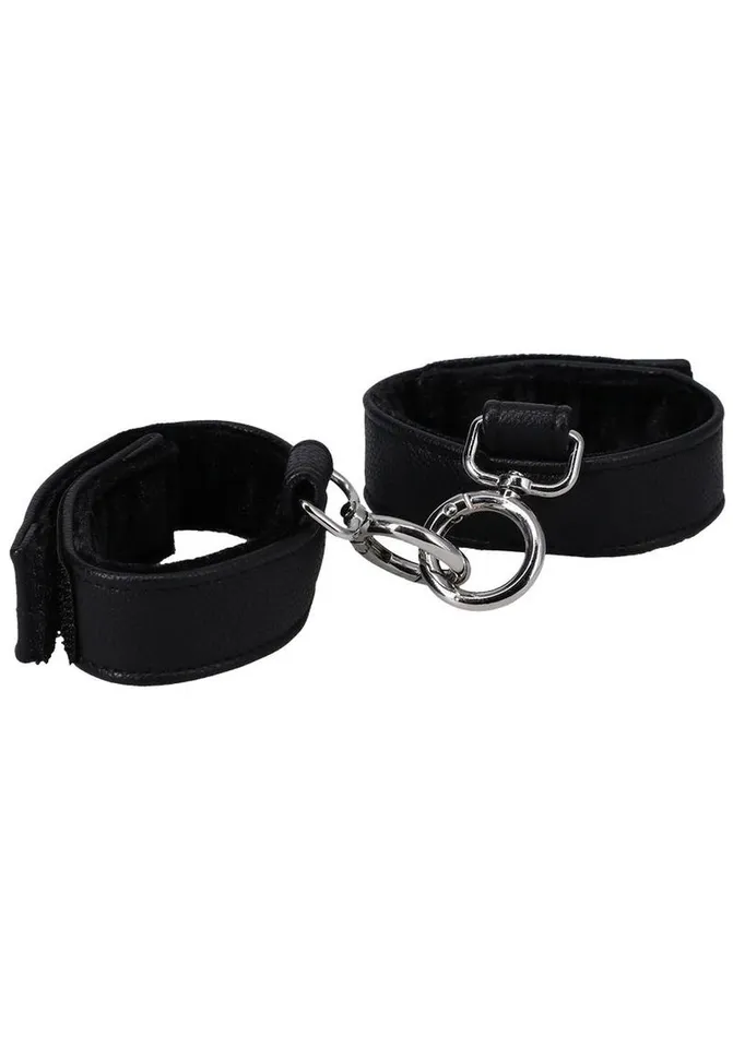 In A Bag Restraints In A Bag Vegan Leather Handcuffs