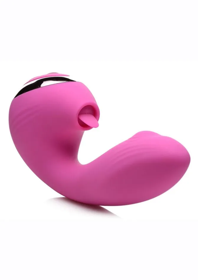 Inmi Shegasm Licking GThrob Rechargeable Silicone Rabbit Vibrator SHEGASM Female Sex Toys