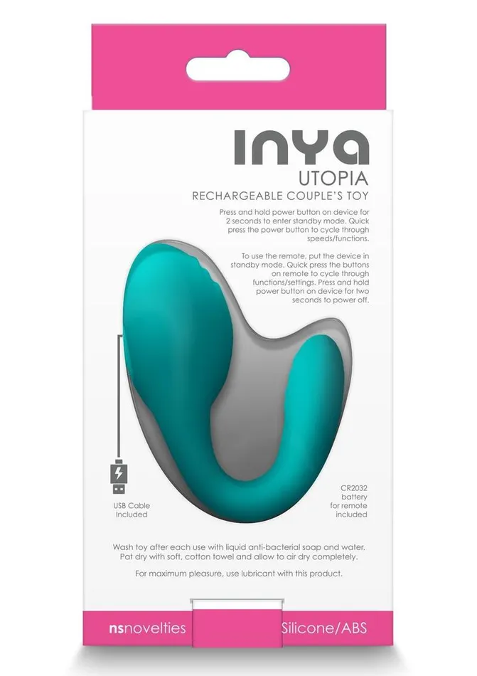 Inya Inya Utopia Rechargeable Silicone Vibrator Female Sex Toys