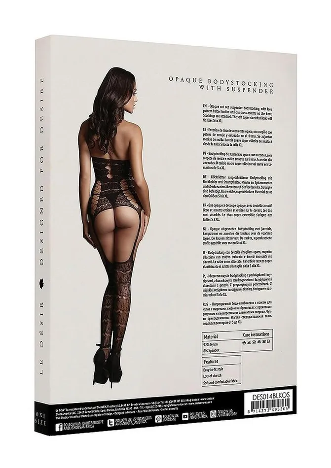 Le Desire Lace Suspender Bodystocking Le Desir Vibrators