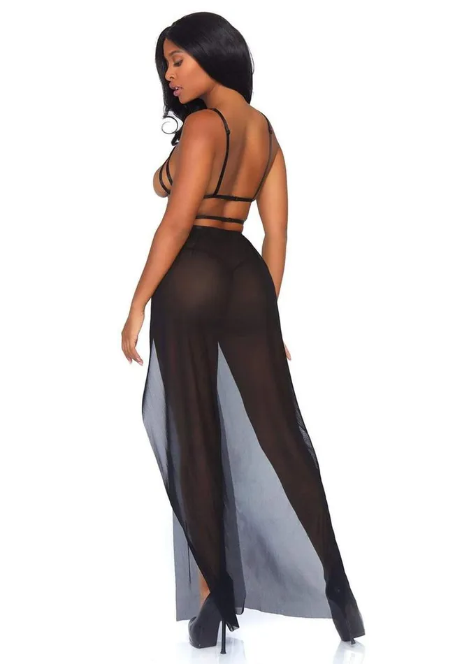 Leg Avenue Male Sex Toys Leg Avenue Cage Strap Open Bodice Maxi Dress and Matching GString Leg Avenue Male Sex Toys Leg Avenue Cage Strap Open Bodice Maxi Dress and Matching GString