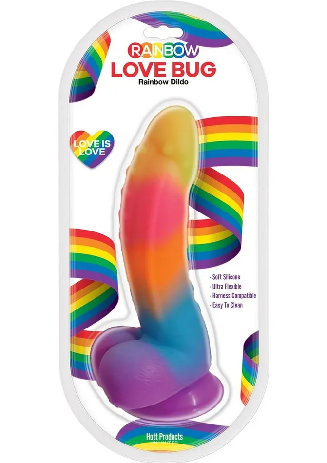 Love Bug Silicone Dildo with Suction Cup Hott Products Female Sex Toys