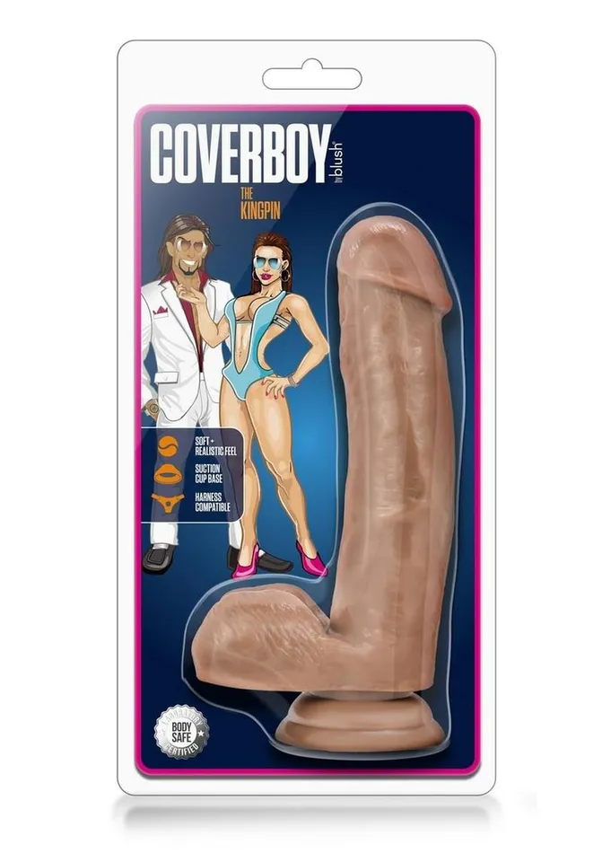 Loverboy The Kingpin Dildo with Balls Coverboy Female Sex Toys