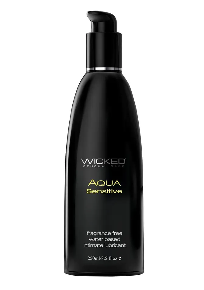 Lubricants Wicked Aqua Wicked Aqua Water Based Sensitive Hypoallergenic Lubricant Lubricants Wicked Aqua Wicked Aqua Water Based Sensitive Hypoallergenic Lubricant
