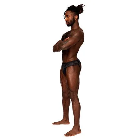 Male Power Sassy Lace Skirt Jock Black SM Male Power Anal