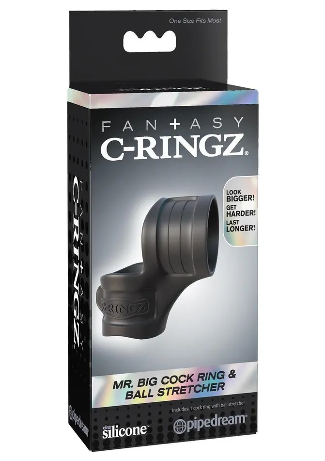 Male Sex Toys Fantasy CRingz Silicone Mr Big Cock Ring and Ball Stretcher Fantasy CRingz Male Sex Toys Fantasy CRingz Silicone Mr Big Cock Ring and Ball Stretcher Fantasy CRingz