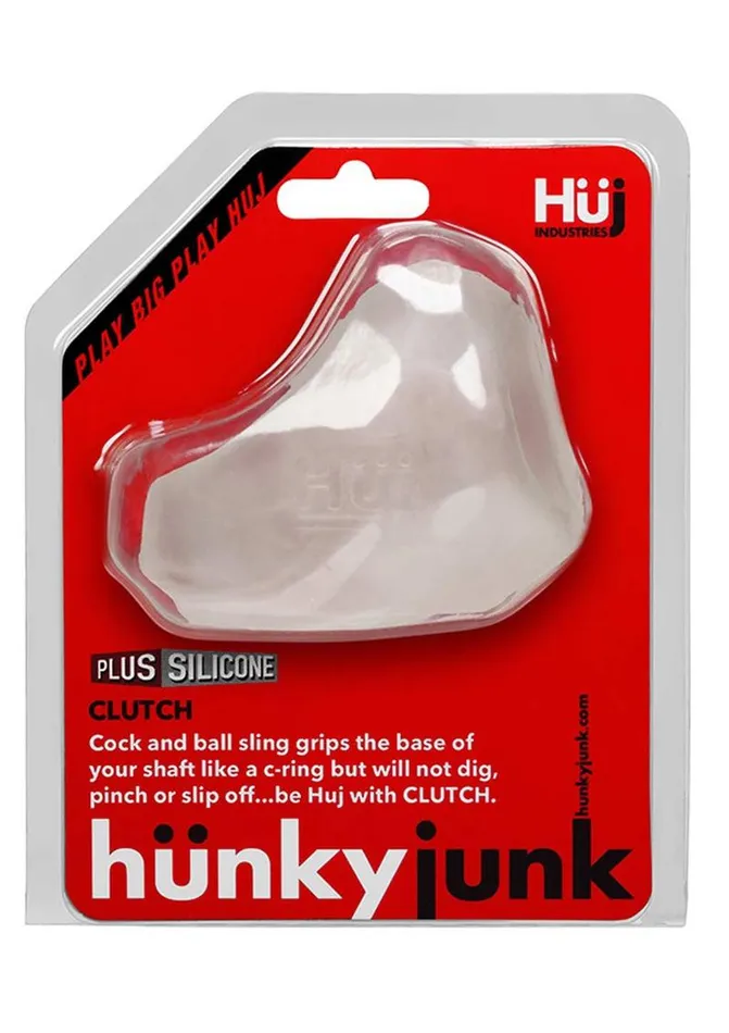 Male Sex Toys Hunkyjunk Clutch Silicone Cock and Ball Sling Hunkyjunk