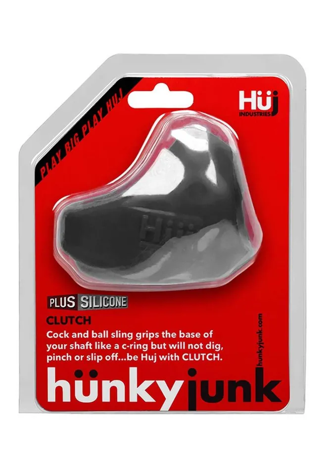 Male Sex Toys Hunkyjunk Clutch Silicone Cock and Ball Sling Hunkyjunk