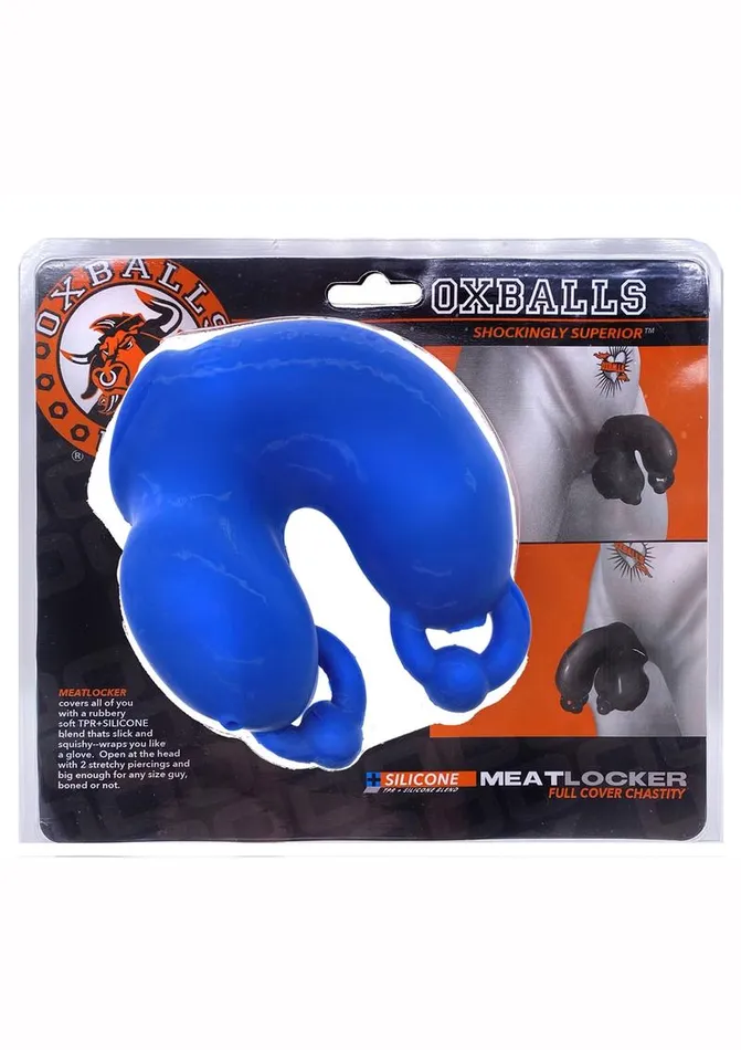 Male Sex Toys Oxballs Meatlocker Silicone Chastity
