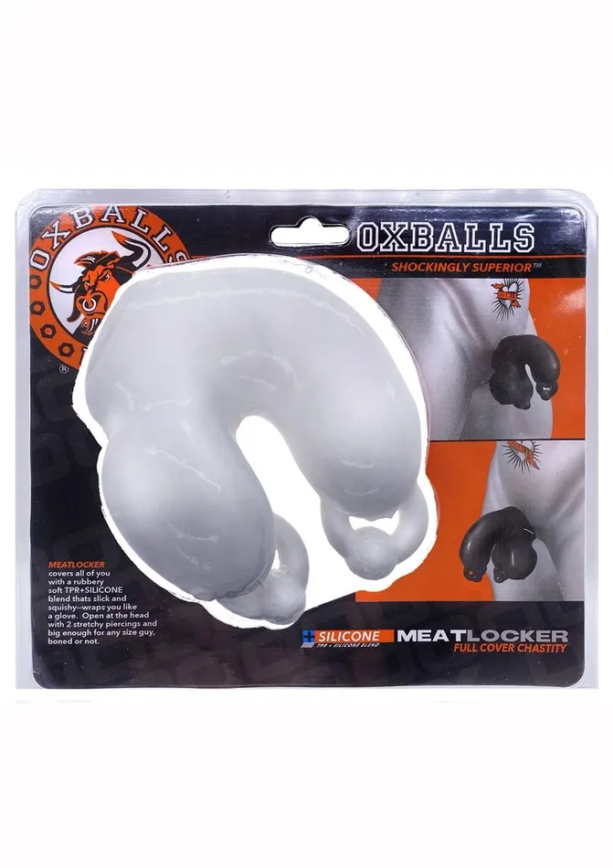 Male Sex Toys Oxballs Meatlocker Silicone Chastity