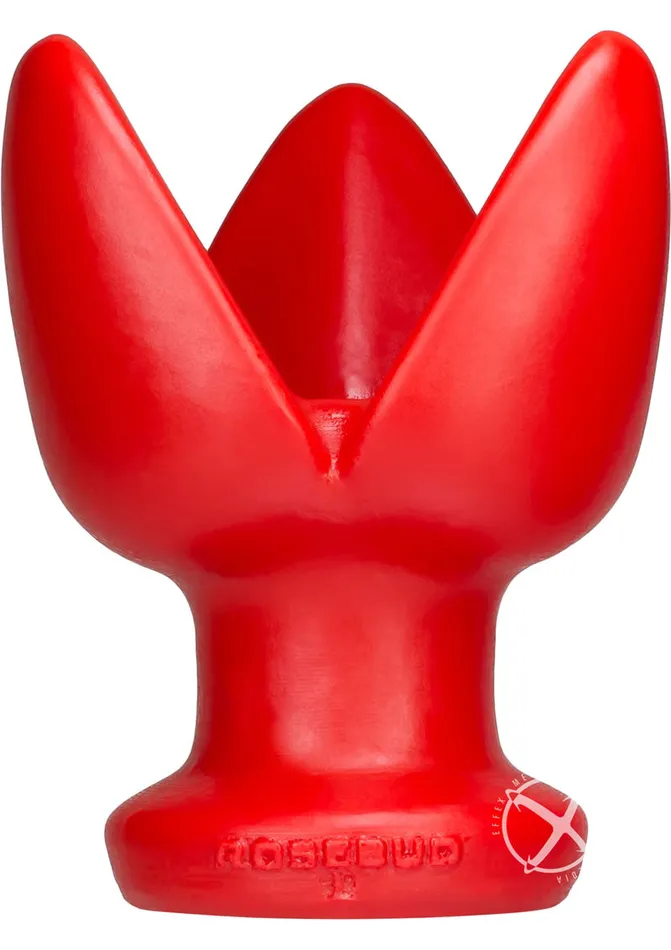 Male Sex Toys Oxballs Oxballs Rosebud1 Silicone Butt Plug with 3 Flanges