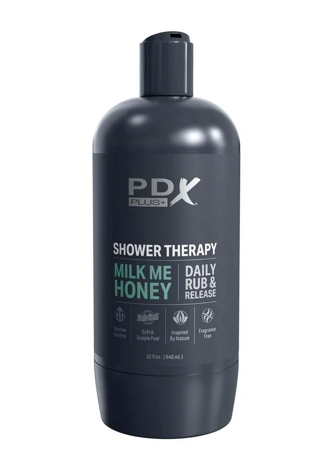 Male Sex Toys PDX Plus Pdx Plus Shower Therapy Milk Me Honey Discreet Stroker