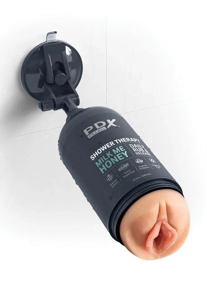 Male Sex Toys PDX Plus Pdx Plus Shower Therapy Milk Me Honey Discreet Stroker