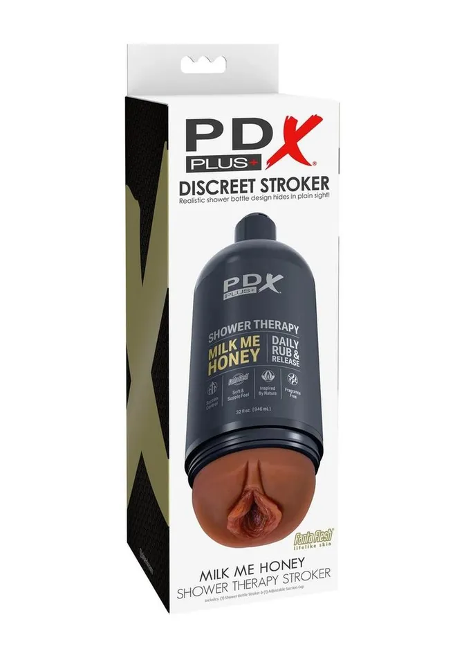 Male Sex Toys PDX Plus Pdx Plus Shower Therapy Milk Me Honey Discreet Stroker