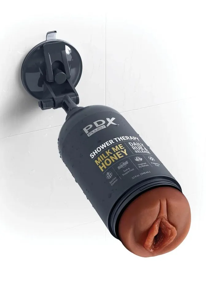 Male Sex Toys PDX Plus Pdx Plus Shower Therapy Milk Me Honey Discreet Stroker