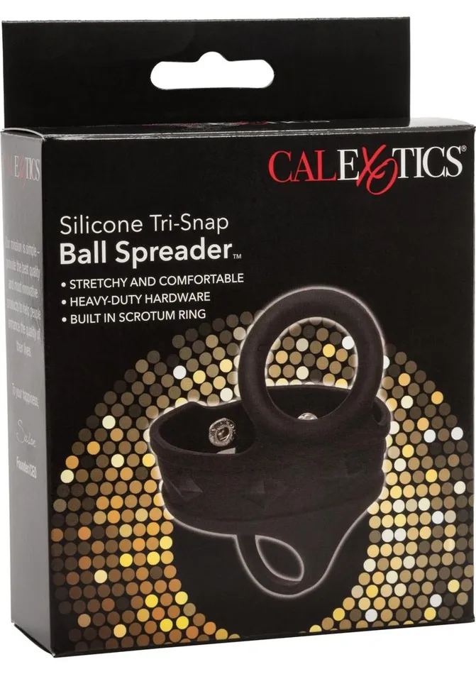 Male Sex Toys Rings Silicone TriSnap Ball Spreader Cock Ring